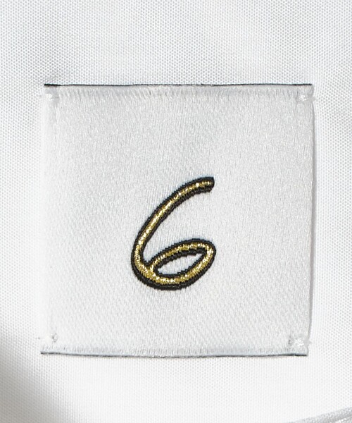 6（ロク）の「＜6(ROKU)＞リボン シャツ（シャツ/ブラウス・レディース・ホワイト・FREE）」の10枚目の写真