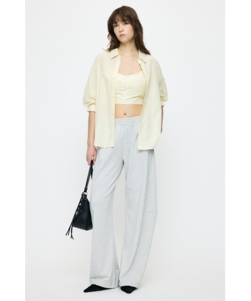 MOUSSY(マウジー)の「OVER シャツ & ビスチェ セット(アンサンブル・レディース・オフホワイト/ブルー系その他/イエロー系その他・FREE)」の6枚目の写真