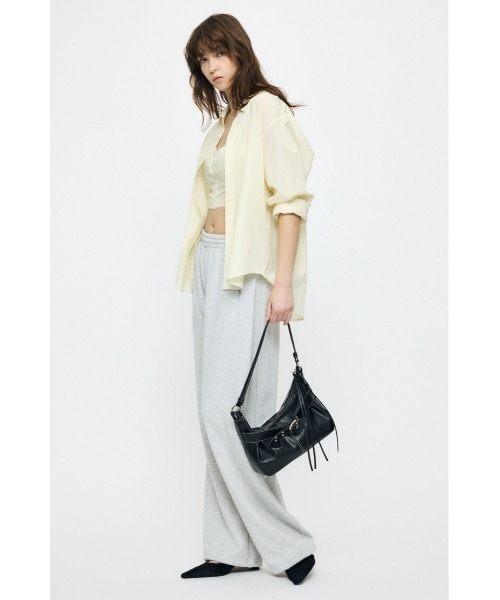 MOUSSY(マウジー)の「OVER シャツ & ビスチェ セット(アンサンブル・レディース・オフホワイト/ブルー系その他/イエロー系その他・FREE)」の7枚目の写真