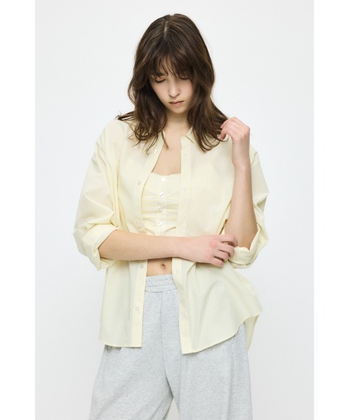 マウジー（MOUSSY）/FRINGE OVER シャツ moussy - moussy fringe over シャツの通販 by まめ's shop｜マウジー
