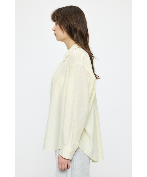 MOUSSY(マウジー)の「OVER シャツ & ビスチェ セット(アンサンブル・レディース・オフホワイト/ブルー系その他/イエロー系その他・FREE)」の11枚目の写真