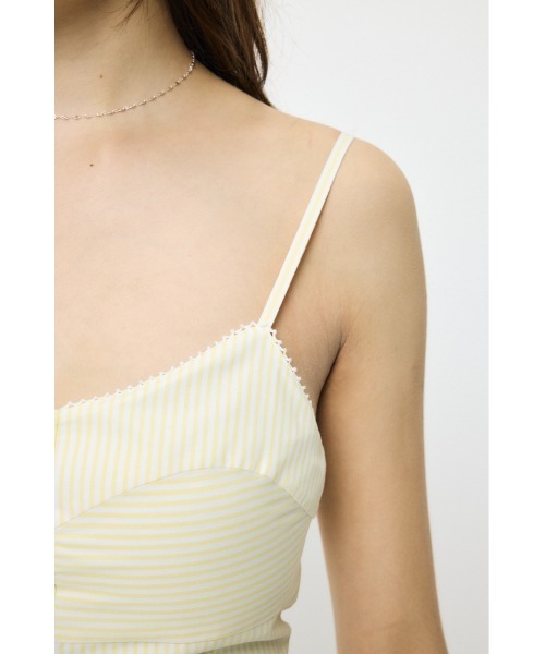 MOUSSY(マウジー)の「OVER シャツ & ビスチェ セット(アンサンブル・レディース・オフホワイト/ブルー系その他/イエロー系その他・FREE)」の18枚目の写真