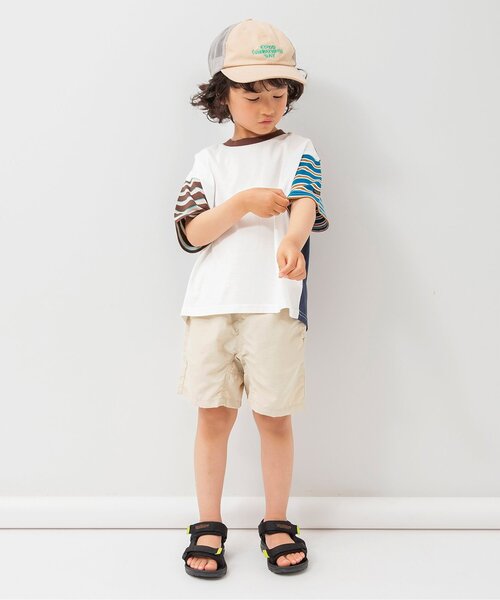 BREEZE（ブリーズ）の「【UVカット/はっ水加工】水陸両用パンツ（その他パンツ・キッズ・アイボリー/サーモンピンク/レッド/ライム/レインボー/グリーン/イエロー/その他11/ロイヤルブルー/オレンジ/ネイビー/ミント/チャコール/ベージュ/ブラック/オフホワイト/クリーム/ブルー・100/90/80/150/140/130/120/110）」の21枚目の写真