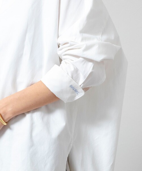 MAQWEL（マクウェル）の「【MAQWEL/マクウェル】ウォッシャブルオックスシャツ（シャツ/ブラウス・レディース・ベージュ/サックスブルー/オフホワイト・FREE）」の22枚目の写真