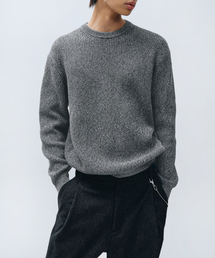 INTEMPOMOOD（インテンポムード）の「ハチエルボボリュームプルオーバー_オレオ（ニット/セーター）」