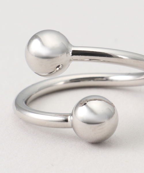 JUSTINE CLENQUET（ジュスティーヌクランケ）の「【JUSTINE CLENQUET/ジャスティーヌ クランケ】 SELMA MID RING（リング・レディース・シルバー・FREE）」の3枚目の写真