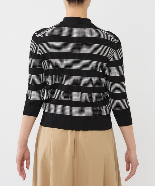 BABYLONE（バビロン）の「クラシックラインポロ（ポロシャツ・レディース・ブラウン/ブラック・フリー）」の21枚目の写真