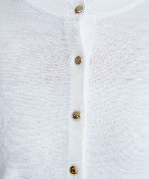 NOELA（ノエラ）の「アウトポケットＵＶニットカーディガン（カーディガン/ボレロ・レディース・ベージュ/ネイビー/オフホワイト/キャメル・フリー）」の10枚目の写真