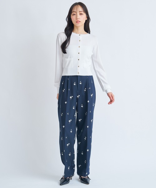 NOELA（ノエラ）の「アウトポケットＵＶニットカーディガン（カーディガン/ボレロ・レディース・ベージュ/ネイビー/オフホワイト/キャメル・フリー）」の11枚目の写真