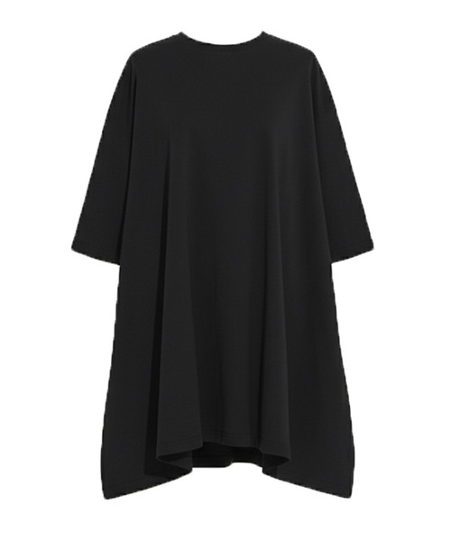 coca(coca)(コカ)の「Aラインフレアチュニック(チュニック・レディース・ホワイト/ブラック・S/M/L)」の18枚目の写真