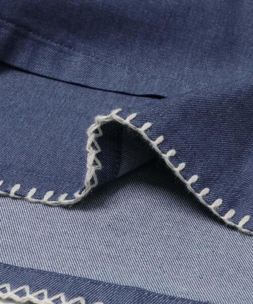 URBAN RESEARCH DOORS（アーバンリサーチドアーズ）の「『150サイズあり』デニム刺繍ワンピース(KIDS)（ワンピース・キッズ・インディゴブルー/ワンウォッシュ・120/150/135/105）」の7枚目の写真