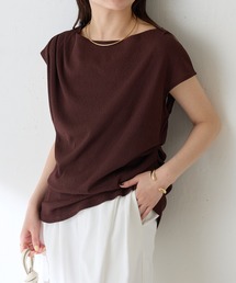 COLLAGE GALLARDAGALANTE | アシメタックフレンチTシャツ/WEB限定カラー展開(Tシャツ/カットソー)