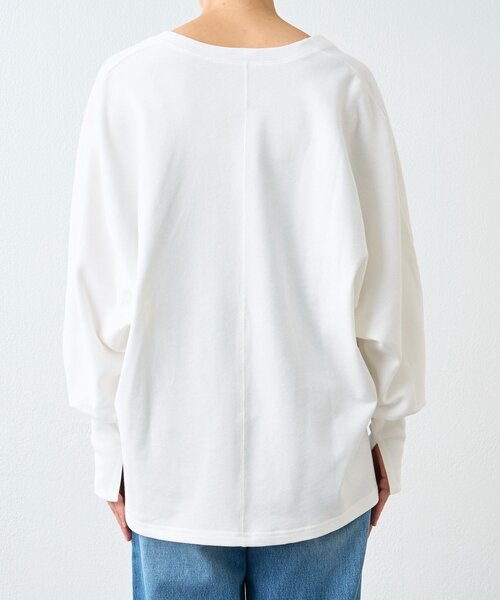 RIVE DROITE（リヴドロワ）の「予約【抜け感】ドルマンオーバースウェット（スウェット・レディース・グレー/モカ/ホワイト・FREE）」の16枚目の写真