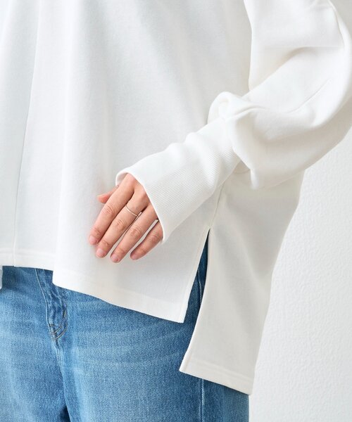 RIVE DROITE（リヴドロワ）の「予約【抜け感】ドルマンオーバースウェット（スウェット・レディース・グレー/モカ/ホワイト・FREE）」の18枚目の写真