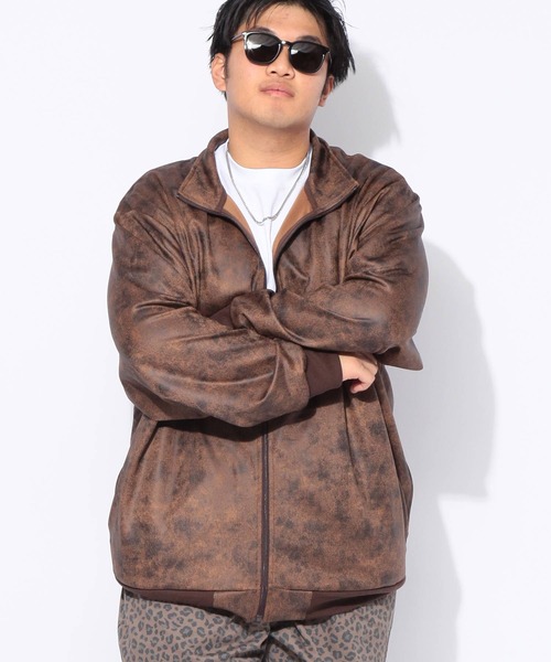 SAKAZEN(サカゼン)の「ジャケット メンズ 大きいサイズ フルジップ スタンド ブルゾン LOUIS CHAVLON (ルイシャブロン)(ブルゾン・メンズ・ブラック/ブラウン・3L/4L/5L)」の14枚目の写真