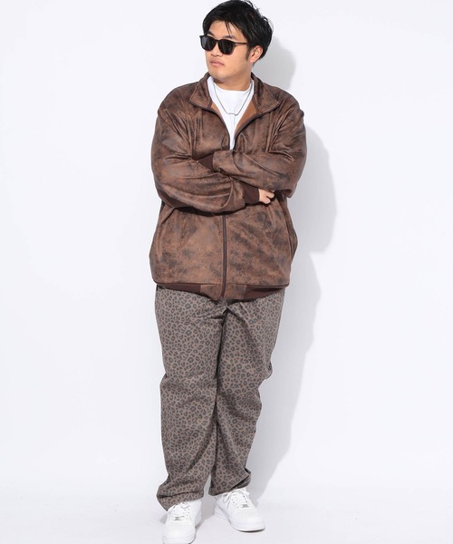 SAKAZEN(サカゼン)の「ジャケット メンズ 大きいサイズ フルジップ スタンド ブルゾン LOUIS CHAVLON (ルイシャブロン)(ブルゾン・メンズ・ブラック/ブラウン・3L/4L/5L)」の15枚目の写真