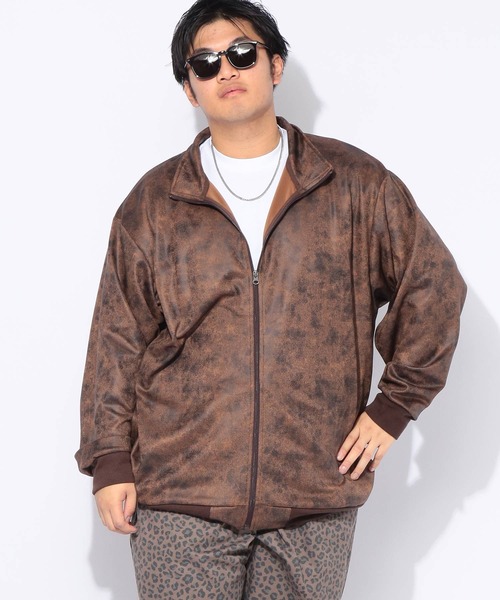 SAKAZEN(サカゼン)の「ジャケット メンズ 大きいサイズ フルジップ スタンド ブルゾン LOUIS CHAVLON (ルイシャブロン)(ブルゾン・メンズ・ブラック/ブラウン・3L/4L/5L)」の16枚目の写真