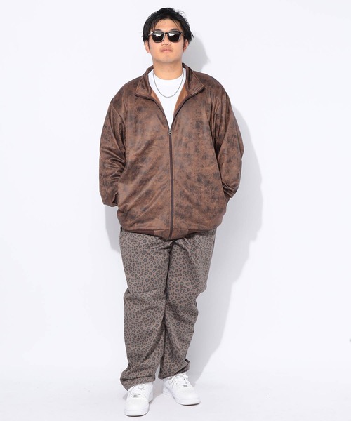 SAKAZEN(サカゼン)の「ジャケット メンズ 大きいサイズ フルジップ スタンド ブルゾン LOUIS CHAVLON (ルイシャブロン)(ブルゾン・メンズ・ブラック/ブラウン・3L/4L/5L)」の17枚目の写真