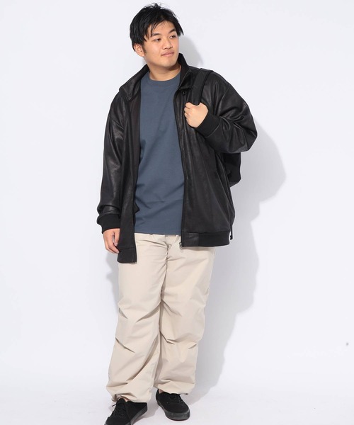 SAKAZEN(サカゼン)の「ジャケット メンズ 大きいサイズ フルジップ スタンド ブルゾン LOUIS CHAVLON (ルイシャブロン)(ブルゾン・メンズ・ブラック/ブラウン・3L/4L/5L)」の20枚目の写真