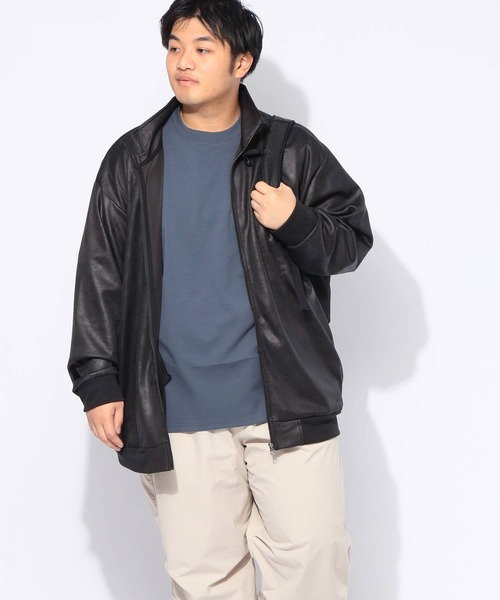 SAKAZEN(サカゼン)の「ジャケット メンズ 大きいサイズ フルジップ スタンド ブルゾン LOUIS CHAVLON (ルイシャブロン)(ブルゾン・メンズ・ブラック/ブラウン・3L/4L/5L)」の18枚目の写真