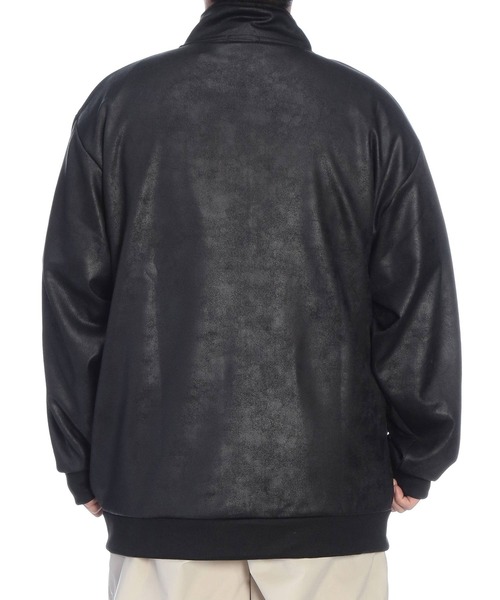 SAKAZEN(サカゼン)の「ジャケット メンズ 大きいサイズ フルジップ スタンド ブルゾン LOUIS CHAVLON (ルイシャブロン)(ブルゾン・メンズ・ブラック/ブラウン・3L/4L/5L)」の5枚目の写真