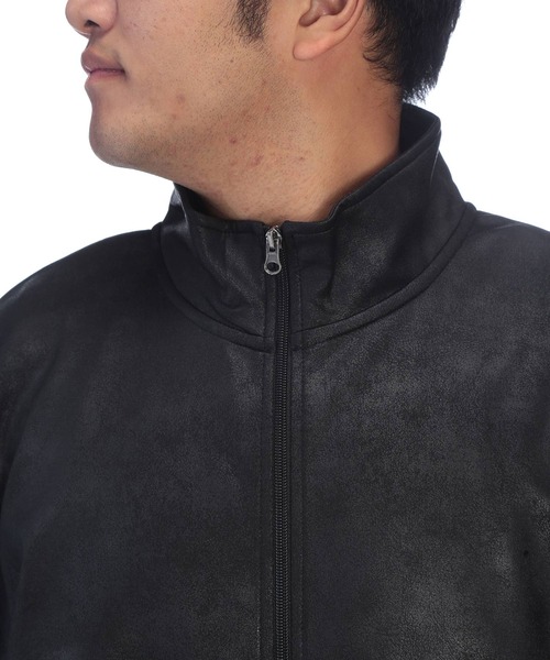 SAKAZEN(サカゼン)の「ジャケット メンズ 大きいサイズ フルジップ スタンド ブルゾン LOUIS CHAVLON (ルイシャブロン)(ブルゾン・メンズ・ブラック/ブラウン・3L/4L/5L)」の8枚目の写真