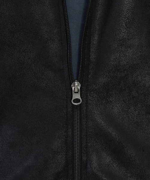 SAKAZEN(サカゼン)の「ジャケット メンズ 大きいサイズ フルジップ スタンド ブルゾン LOUIS CHAVLON (ルイシャブロン)(ブルゾン・メンズ・ブラック/ブラウン・3L/4L/5L)」の11枚目の写真