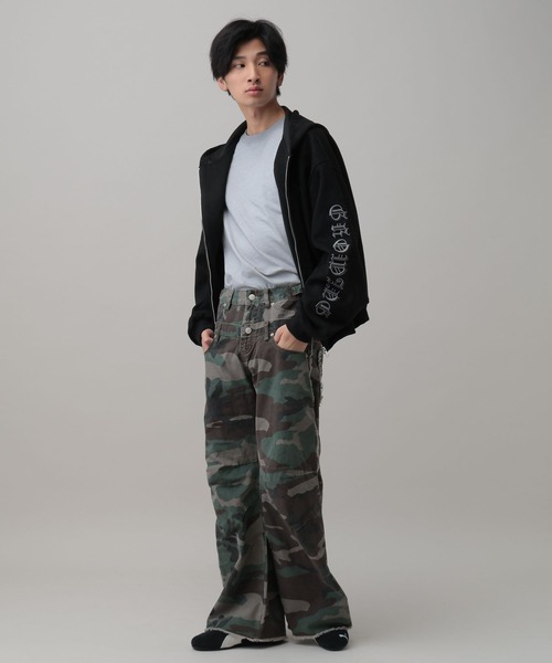 LAND MUSEUM（ランドミュージアム）の「LAND MUSEUM／カモフリンジバギーパンツ（その他パンツ・メンズ・カーキ・LARGE/MEDIUM）」の11枚目の写真