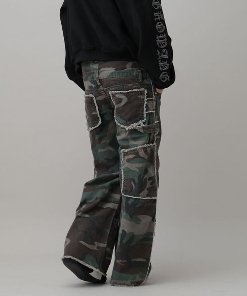 LAND MUSEUM（ランドミュージアム）の「LAND MUSEUM／カモフリンジバギーパンツ（その他パンツ・メンズ・カーキ・LARGE/MEDIUM）」の15枚目の写真