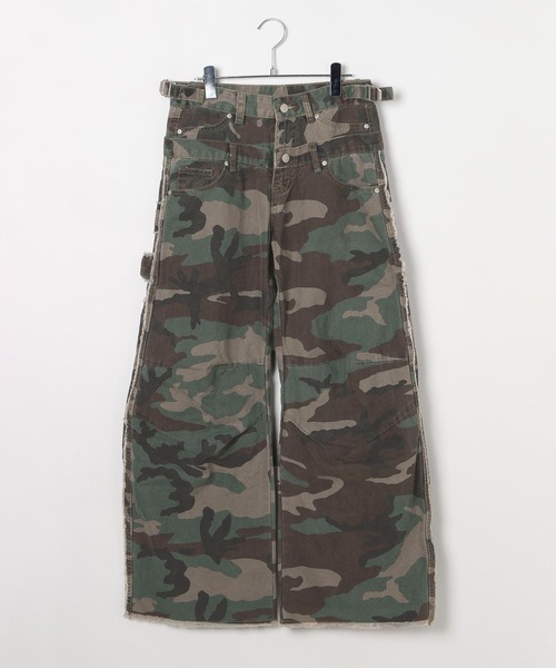 LAND MUSEUM（ランドミュージアム）の「LAND MUSEUM／カモフリンジバギーパンツ（その他パンツ・メンズ・カーキ・LARGE/MEDIUM）」の2枚目の写真