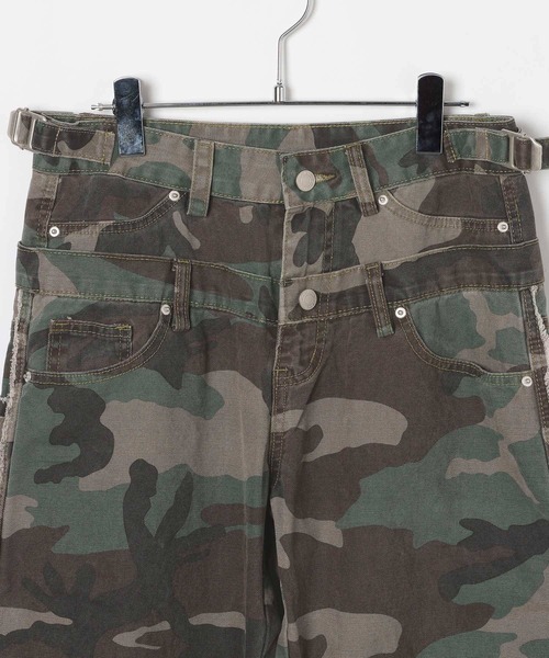 LAND MUSEUM（ランドミュージアム）の「LAND MUSEUM／カモフリンジバギーパンツ（その他パンツ・メンズ・カーキ・LARGE/MEDIUM）」の4枚目の写真
