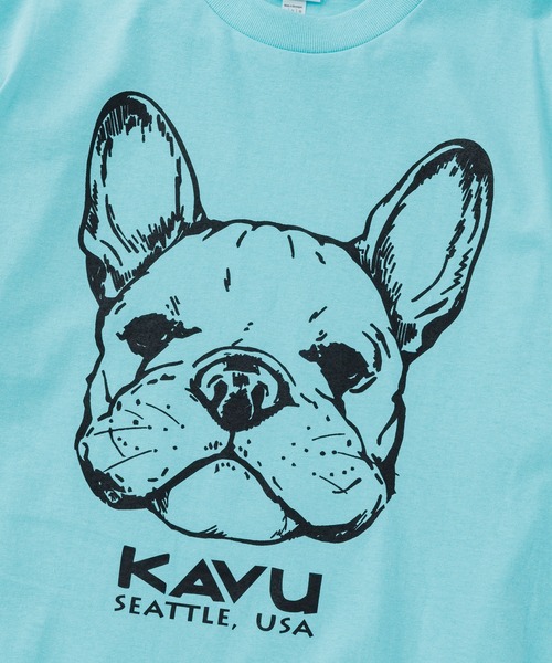 KAVU(カブー)の「KAVU/カブー 22 Dog Tee/ドッグ Tシャツ(Tシャツ/カットソー・メンズ・ヘザーグレー/ブルーグリーン/ホワイト・LARGE/X-LARGE/MEDIUM)」の17枚目の写真
