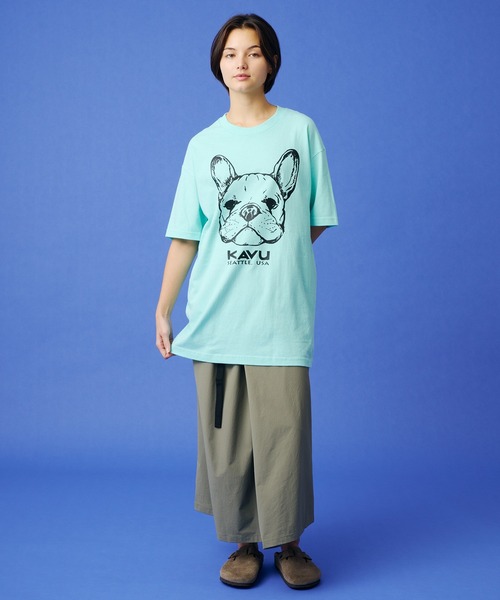 KAVU(カブー)の「KAVU/カブー 22 Dog Tee/ドッグ Tシャツ(Tシャツ/カットソー・メンズ・ヘザーグレー/ブルーグリーン/ホワイト・LARGE/X-LARGE/MEDIUM)」の19枚目の写真