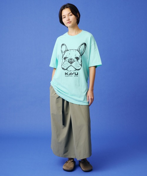 KAVU(カブー)の「KAVU/カブー 22 Dog Tee/ドッグ Tシャツ(Tシャツ/カットソー・メンズ・ヘザーグレー/ブルーグリーン/ホワイト・LARGE/X-LARGE/MEDIUM)」の20枚目の写真