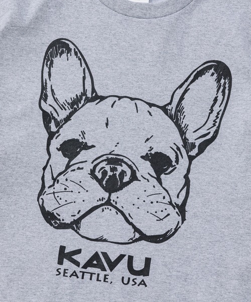 KAVU(カブー)の「KAVU/カブー 22 Dog Tee/ドッグ Tシャツ(Tシャツ/カットソー・メンズ・ヘザーグレー/ブルーグリーン/ホワイト・LARGE/X-LARGE/MEDIUM)」の10枚目の写真