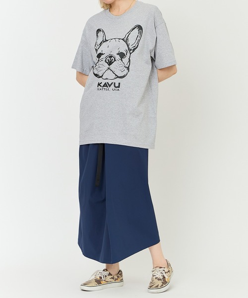 KAVU(カブー)の「KAVU/カブー 22 Dog Tee/ドッグ Tシャツ(Tシャツ/カットソー・メンズ・ヘザーグレー/ブルーグリーン/ホワイト・LARGE/X-LARGE/MEDIUM)」の13枚目の写真