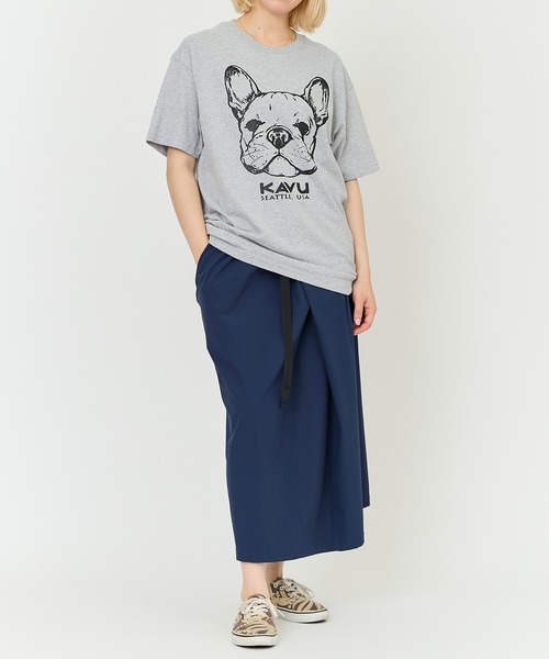 KAVU(カブー)の「KAVU/カブー 22 Dog Tee/ドッグ Tシャツ(Tシャツ/カットソー・メンズ・ヘザーグレー/ブルーグリーン/ホワイト・LARGE/X-LARGE/MEDIUM)」の14枚目の写真