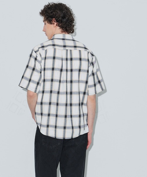 coca（coca）（コカ）の「チェック半袖シャツ（シャツ/ブラウス・メンズ・A・XL/M/L）」の6枚目の写真