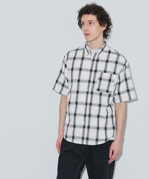 coca（coca）（コカ）の「チェック半袖シャツ（シャツ/ブラウス・メンズ・A・XL/M/L）」の7枚目の写真