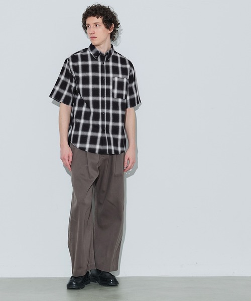 coca（coca）（コカ）の「チェック半袖シャツ（シャツ/ブラウス・メンズ・A・XL/M/L）」の10枚目の写真