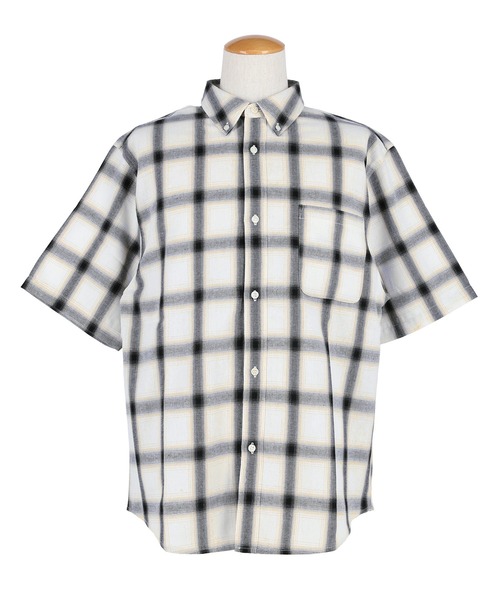 coca（coca）（コカ）の「チェック半袖シャツ（シャツ/ブラウス・メンズ・A・XL/M/L）」の2枚目の写真