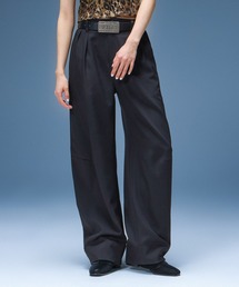 X-girl（エックスガール）の「BARREL LEG SLACKS（スラックス）」