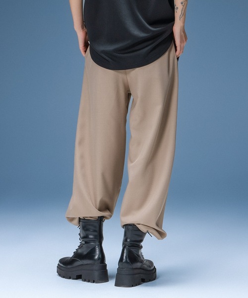 X-girl（エックスガール）の「BARREL LEG SLACKS（スラックス・レディース・ブラック/ベージュ・S/M）」の6枚目の写真