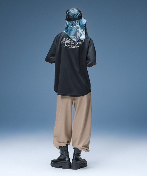 X-girl（エックスガール）の「BARREL LEG SLACKS（スラックス・レディース・ブラック/ベージュ・S/M）」の9枚目の写真