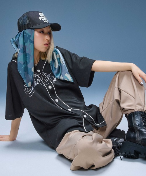 X-girl（エックスガール）の「BARREL LEG SLACKS（スラックス・レディース・ブラック/ベージュ・S/M）」の10枚目の写真