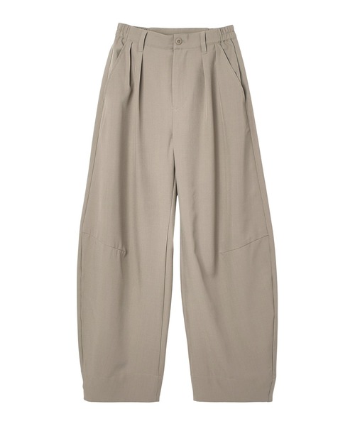 X-girl（エックスガール）の「BARREL LEG SLACKS（スラックス・レディース・ブラック/ベージュ・S/M）」の13枚目の写真