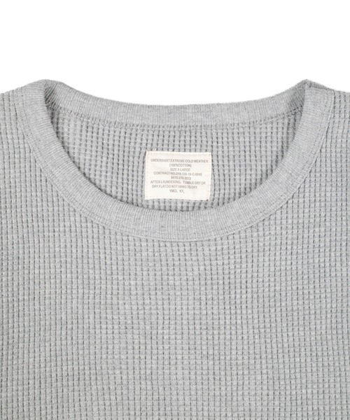 INNOCENT(イノセント)の「【YM002】コールドウェザー EXTRA ヘビーウェイト サーマル ロングスリーブTシャツ(Tシャツ/カットソー・メンズ・ナチュラル/グレー/ブラック・X-LARGE/LARGE)」の21枚目の写真