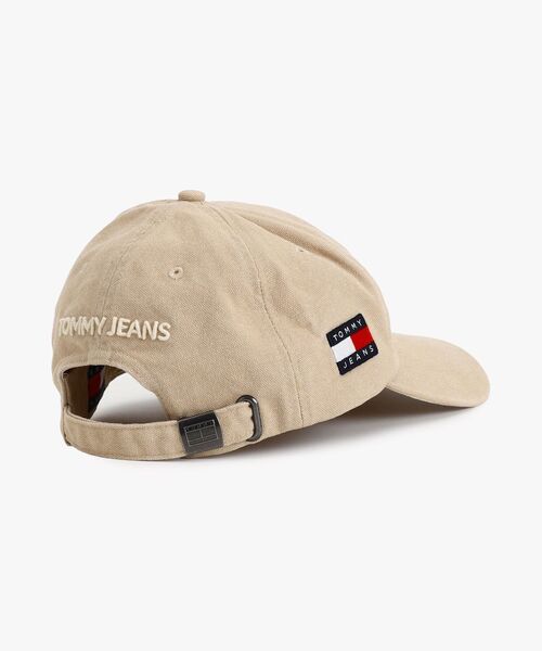 tommy jeans（トミー ジーンズ）の「ワールドジムグラフィックキャップ（キャップ・メンズ・ベージュ/グリーン/ブラック・FREE）」の4枚目の写真