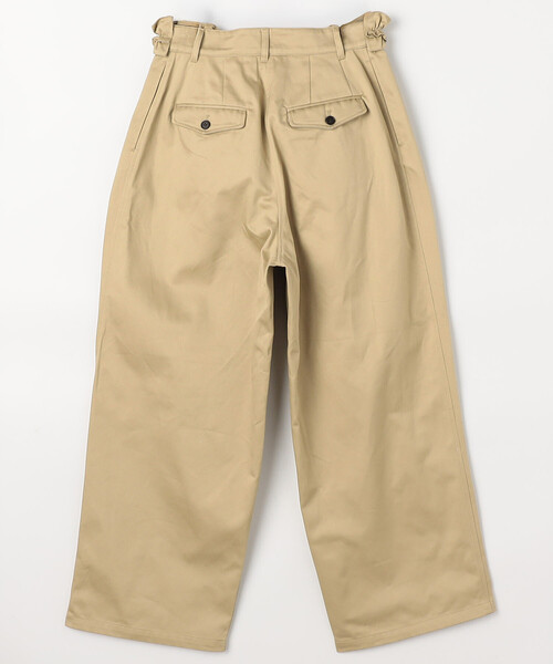 FREAK'S STORE(フリークスストア)の「crinkle crinkle crinkle/クリンクルクリンクルクリンクル frill belt chino pants/フリル ベルト チノパンツ(チノパンツ・レディース・ベージュ・0/1)」の2枚目の写真