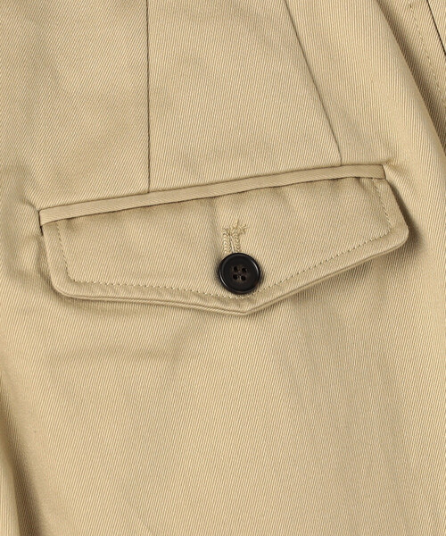 FREAK'S STORE(フリークスストア)の「crinkle crinkle crinkle/クリンクルクリンクルクリンクル frill belt chino pants/フリル ベルト チノパンツ(チノパンツ・レディース・ベージュ・0/1)」の4枚目の写真